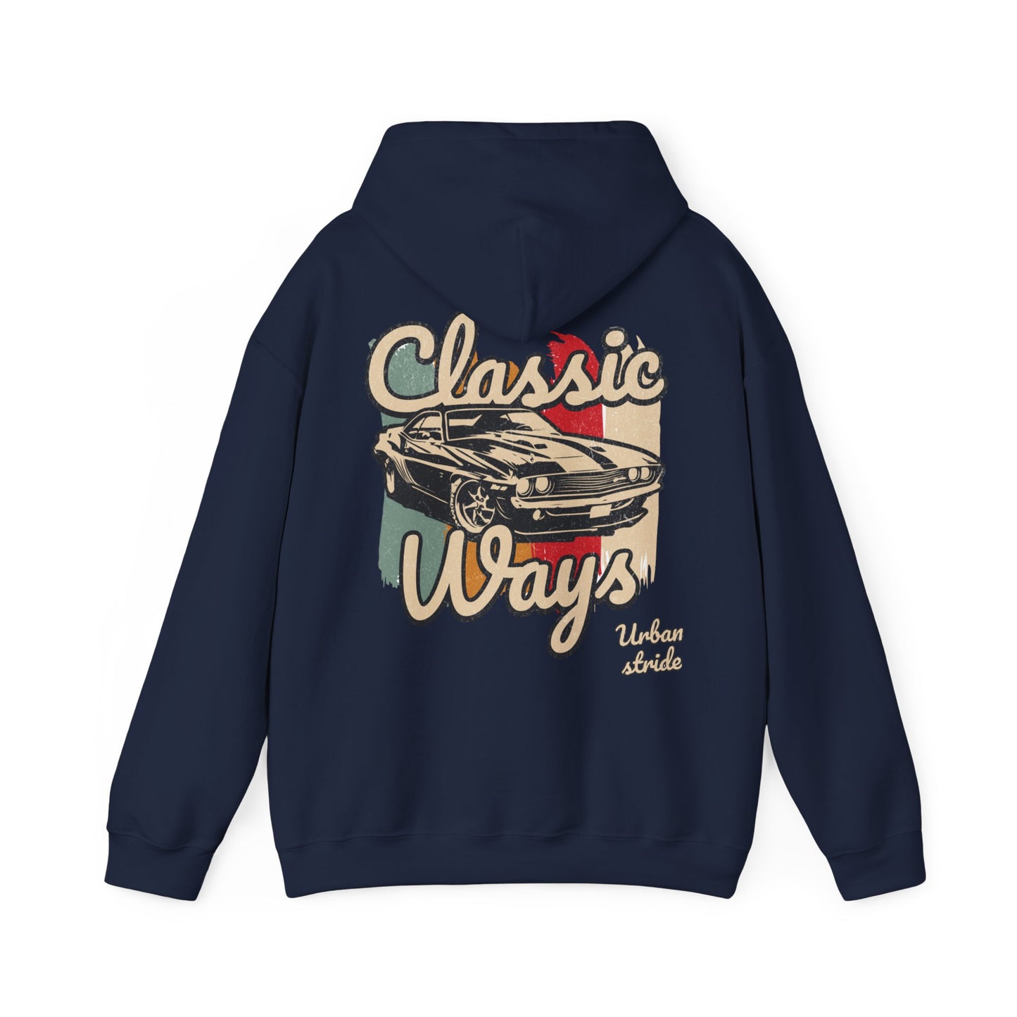 Felpa con scritta "Classic ways"