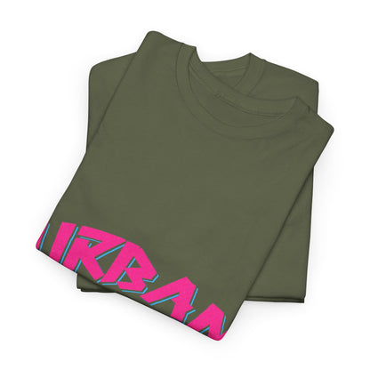 T-shirt con scritta "UrbanStride Neon Pulse"
