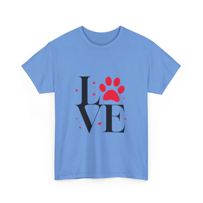 T-shirt con scritta "Love"