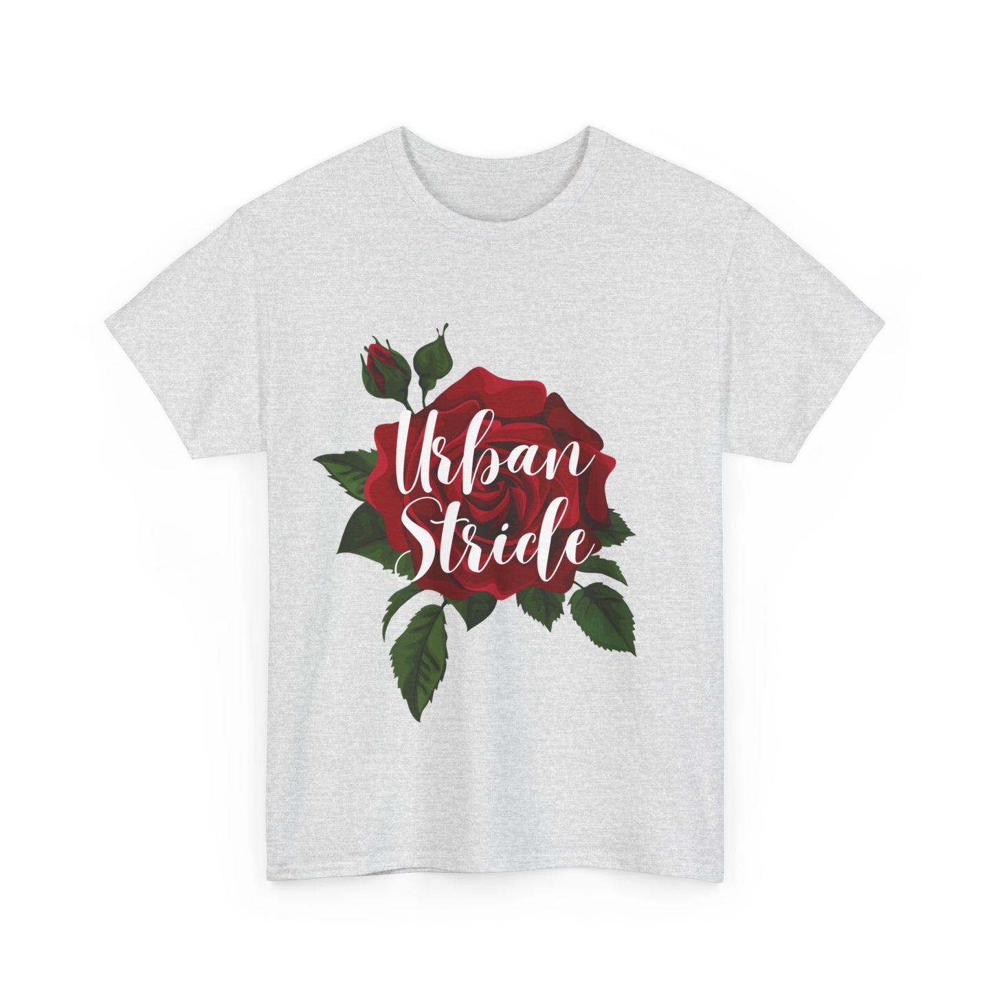 T-shirt con scritta "UrbanStride Vintage Flower