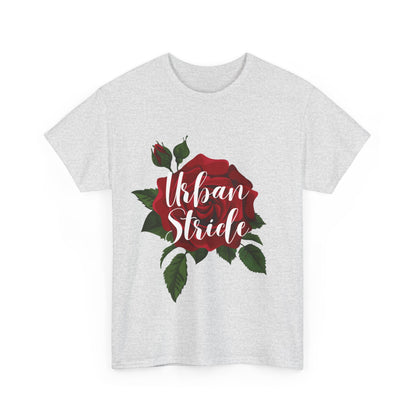 T-shirt con scritta "UrbanStride Vintage Flower
