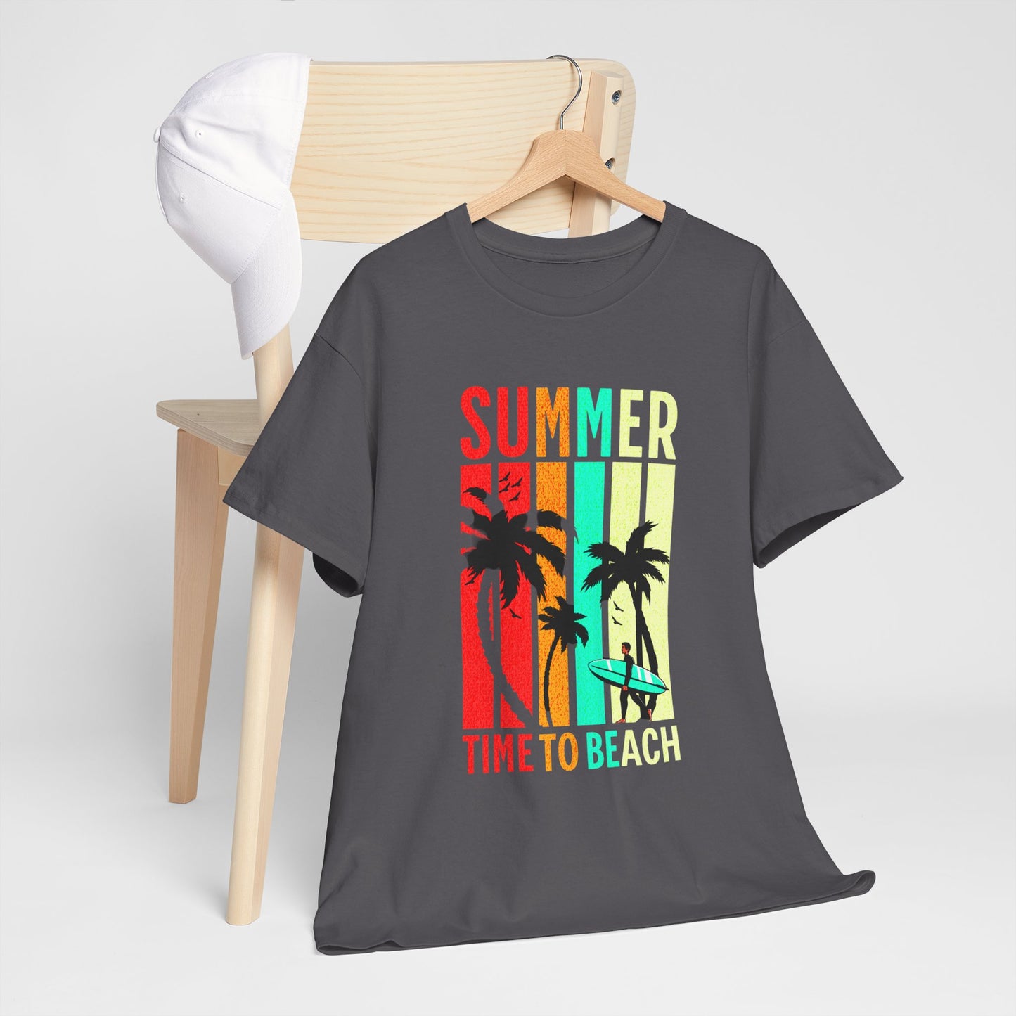 T-shirt con scritta " Summer time to the beach "