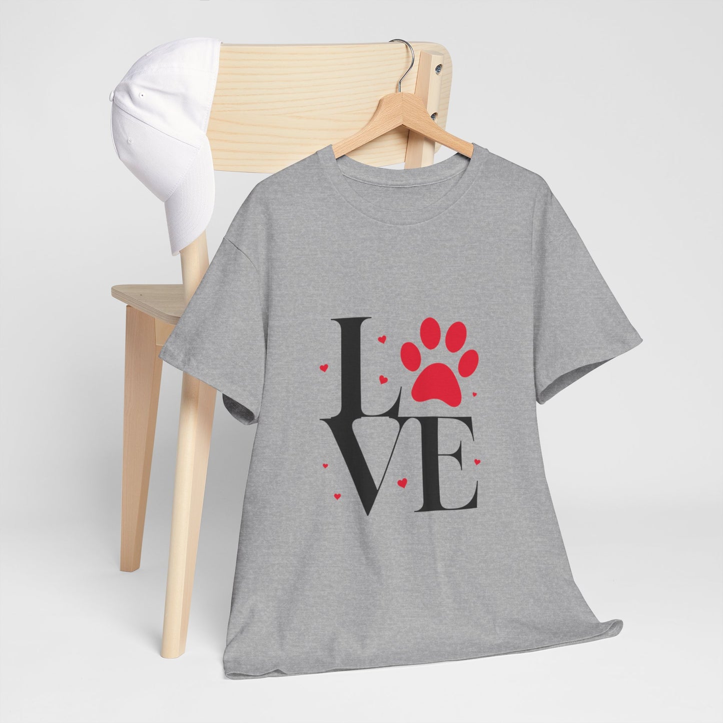 T-shirt con scritta "Love"