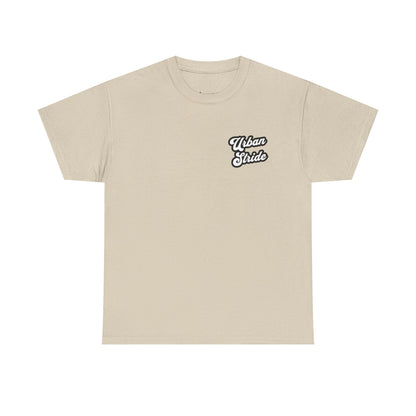 T-shirt con scritta "urbanstride " stile firma