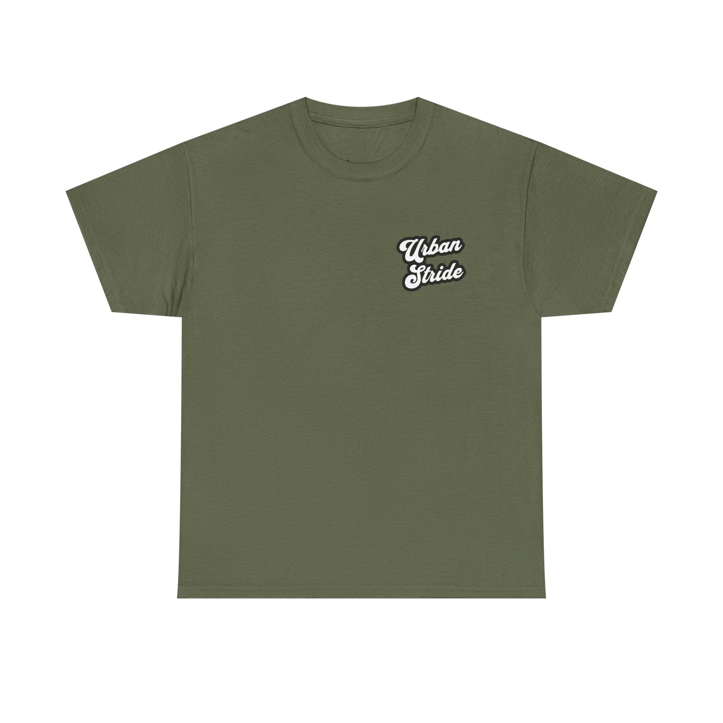 T-shirt con scritta "urbanstride " stile firma