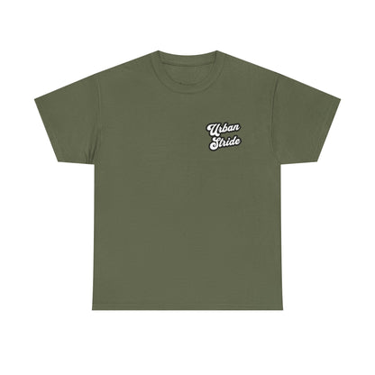 T-shirt con scritta "urbanstride " stile firma