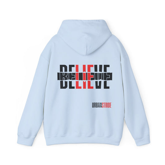 Felpa con scritta "Believe"