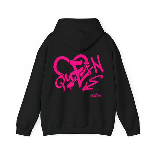Felpa con scritta "Queen"