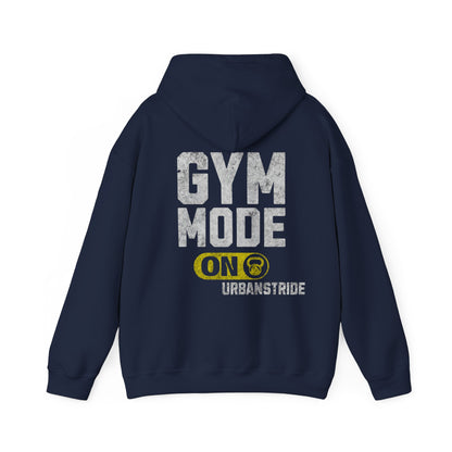 Felpa con scritta "Gym mode on"