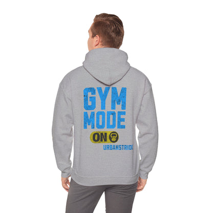Felpa con scritta "Gym mode on"