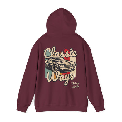 Felpa con scritta "Classic ways"