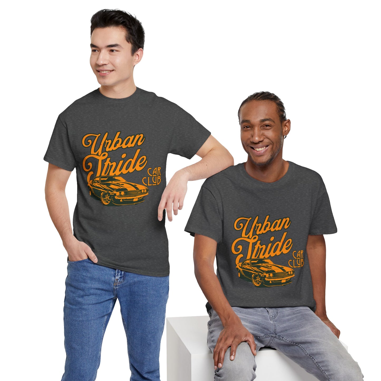 T-shirt con scritta "Urbanstride car club"