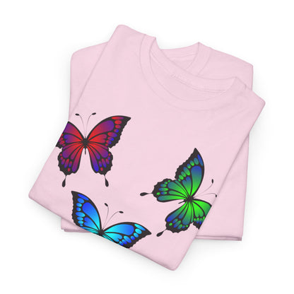 T-shirt con scritta "UrbanStride Butterfly Vibes