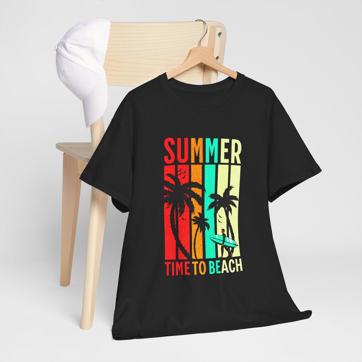 T-shirt con scritta " Summer time to the beach "