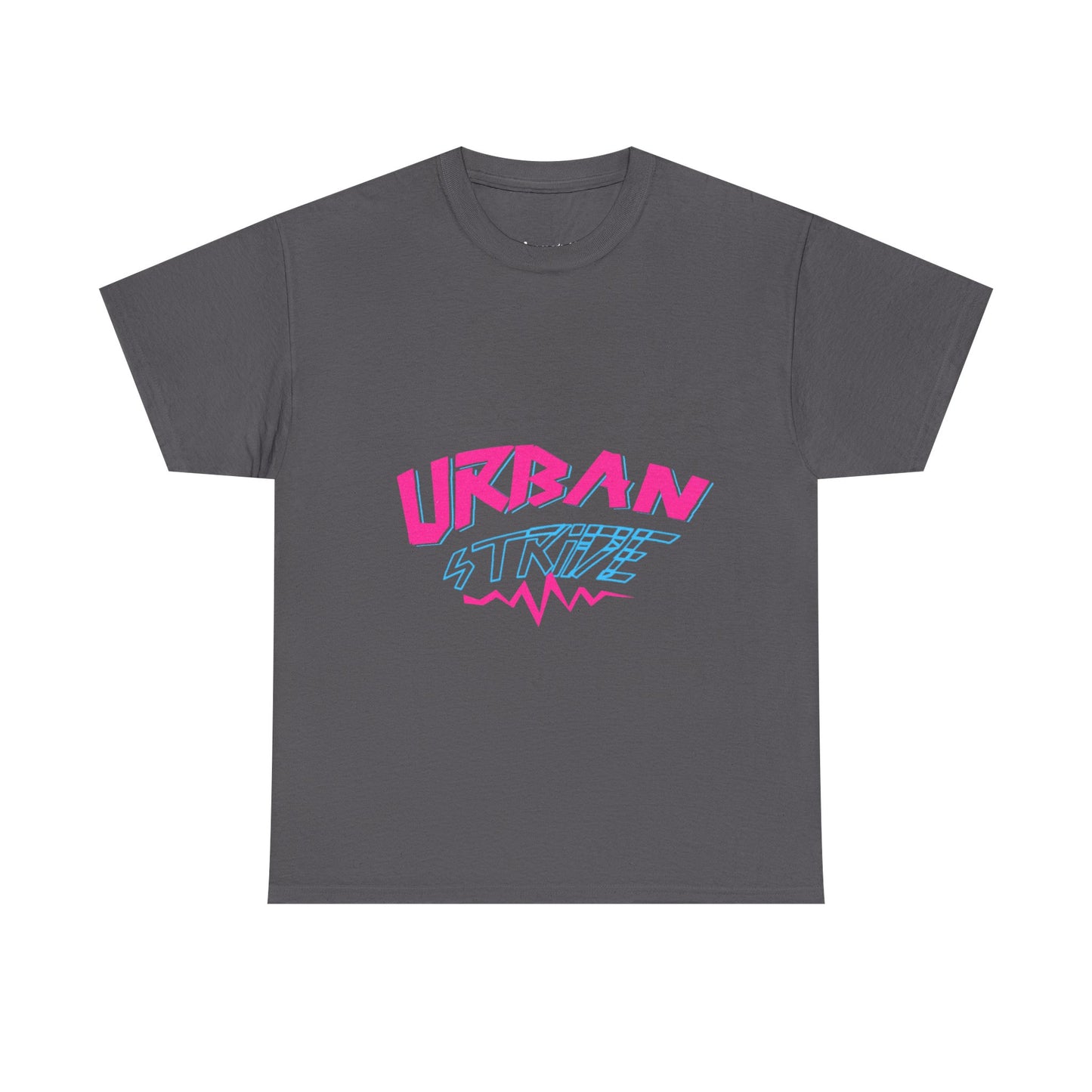 T-shirt con scritta "UrbanStride Neon Pulse"