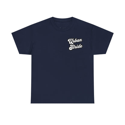 T-shirt con scritta "urbanstride " stile firma