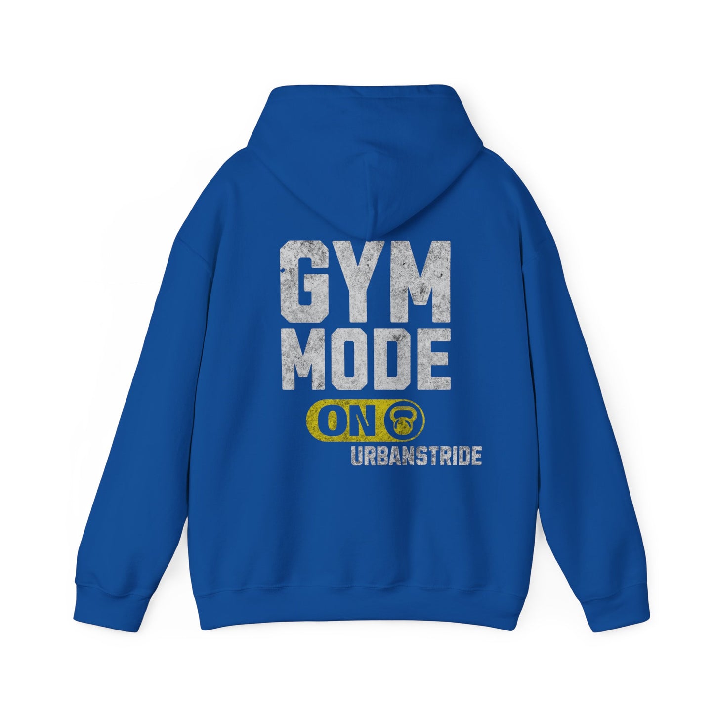 Felpa con scritta "Gym mode on"