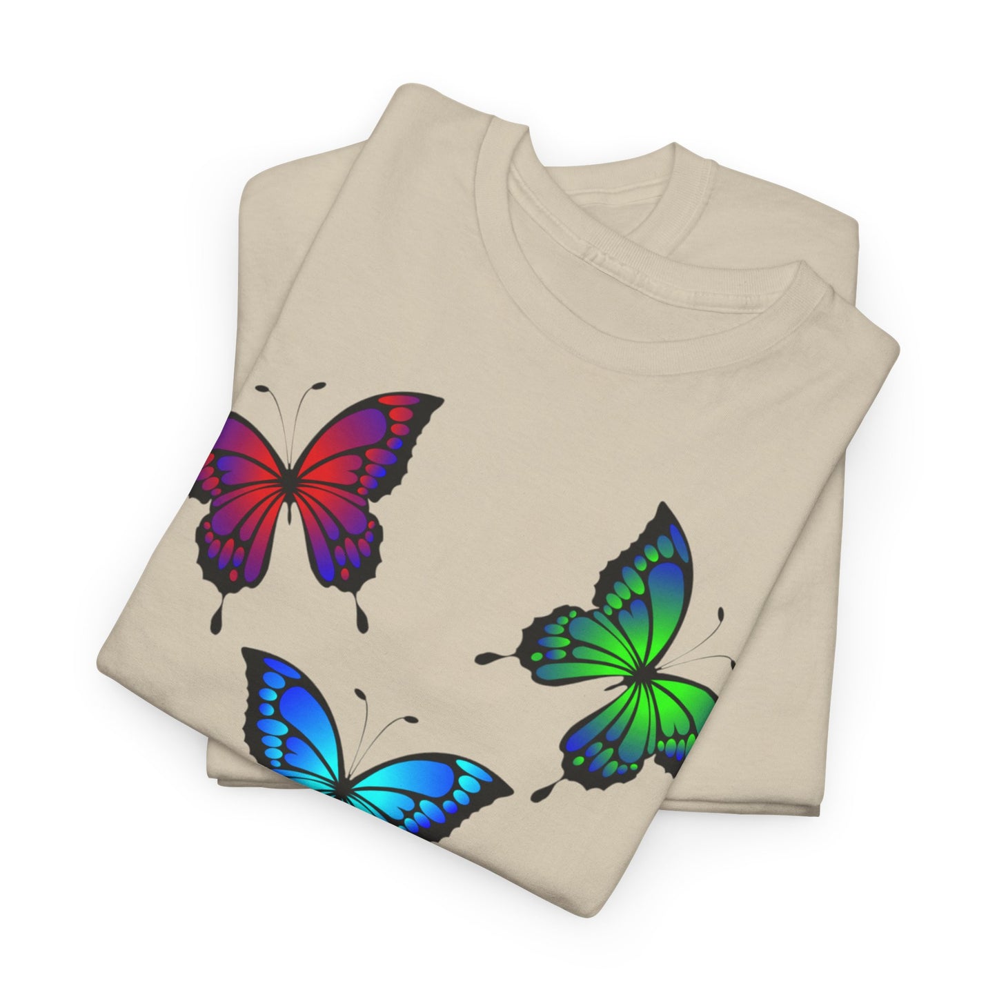 T-shirt con scritta "UrbanStride Butterfly Vibes