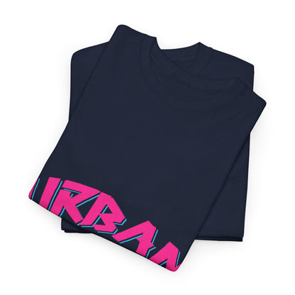 T-shirt con scritta "UrbanStride Neon Pulse"