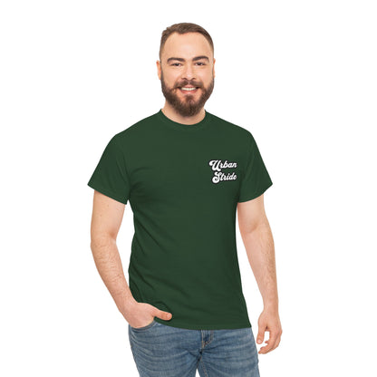 T-shirt con scritta "urbanstride " stile firma
