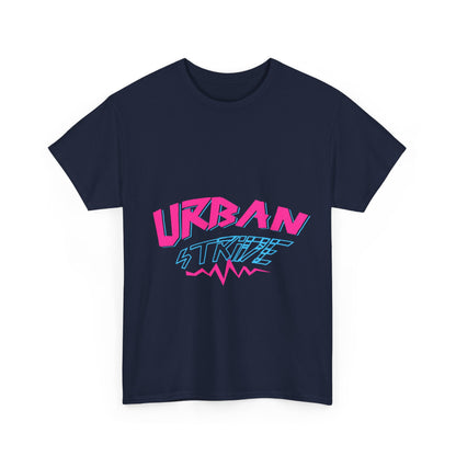 T-shirt con scritta "UrbanStride Neon Pulse"