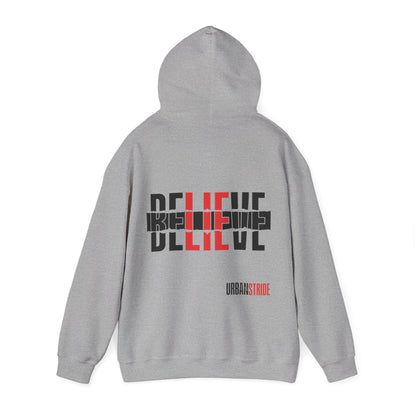 Felpa con scritta "Believe"