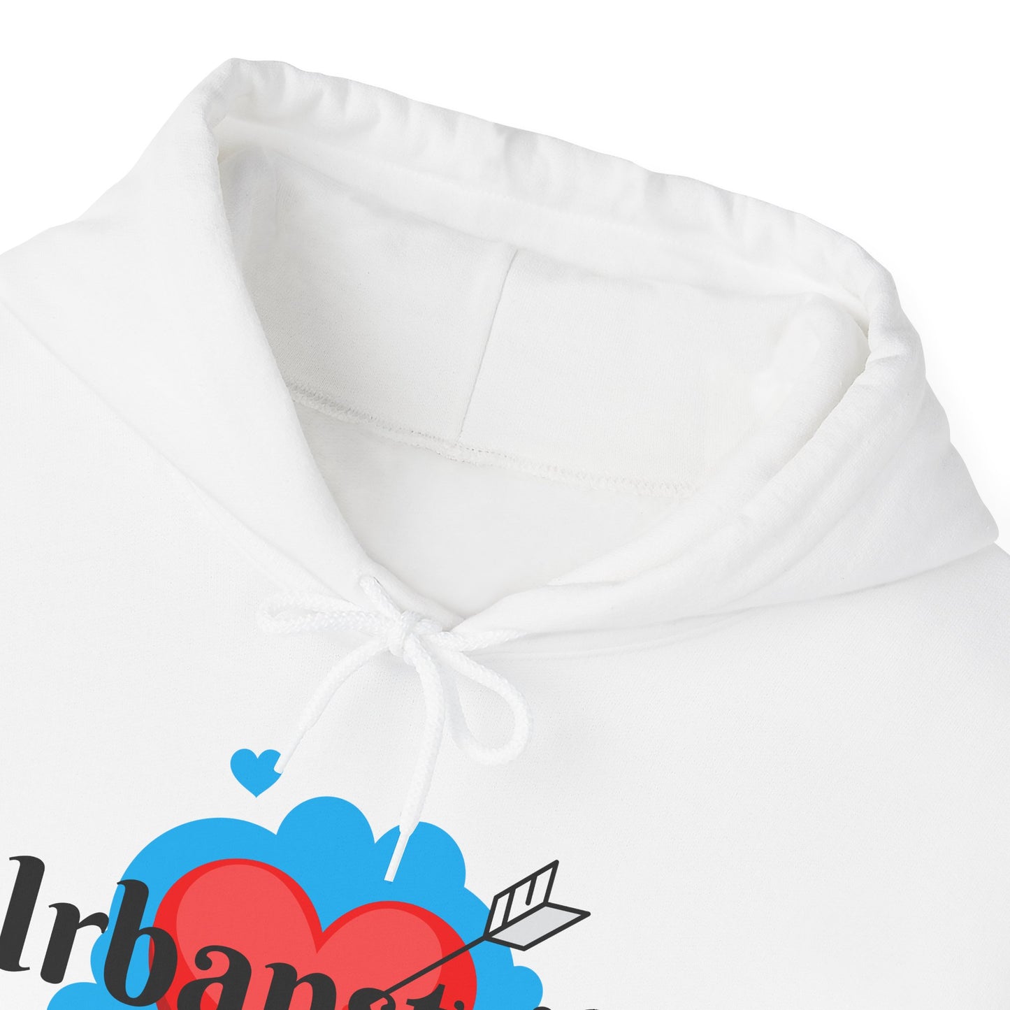 Felpa con logo "URBANSTRIDE" e cuore