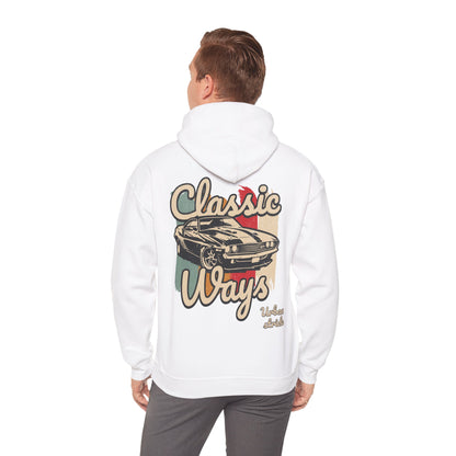 Felpa con scritta "Classic ways"