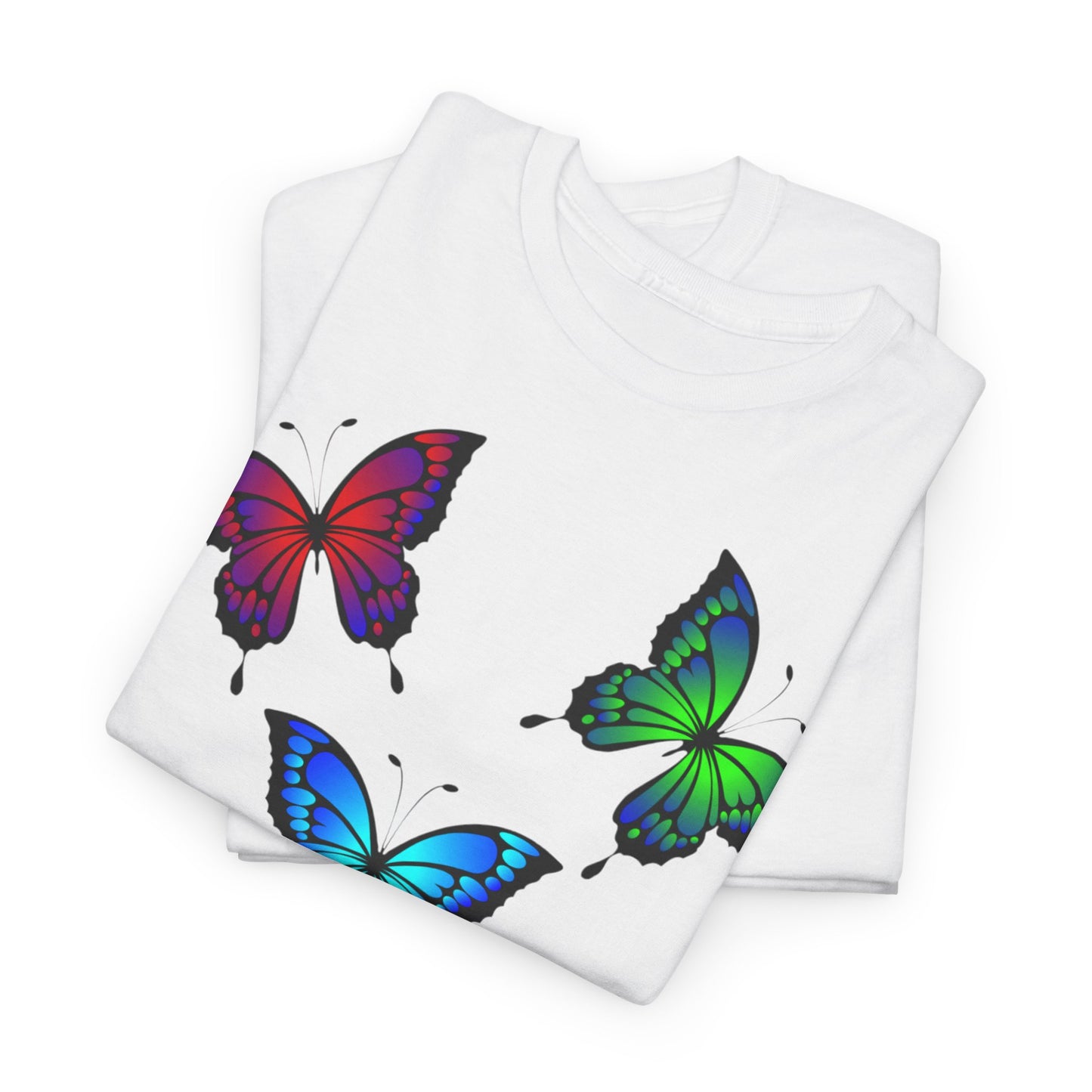 T-shirt con scritta "UrbanStride Butterfly Vibes
