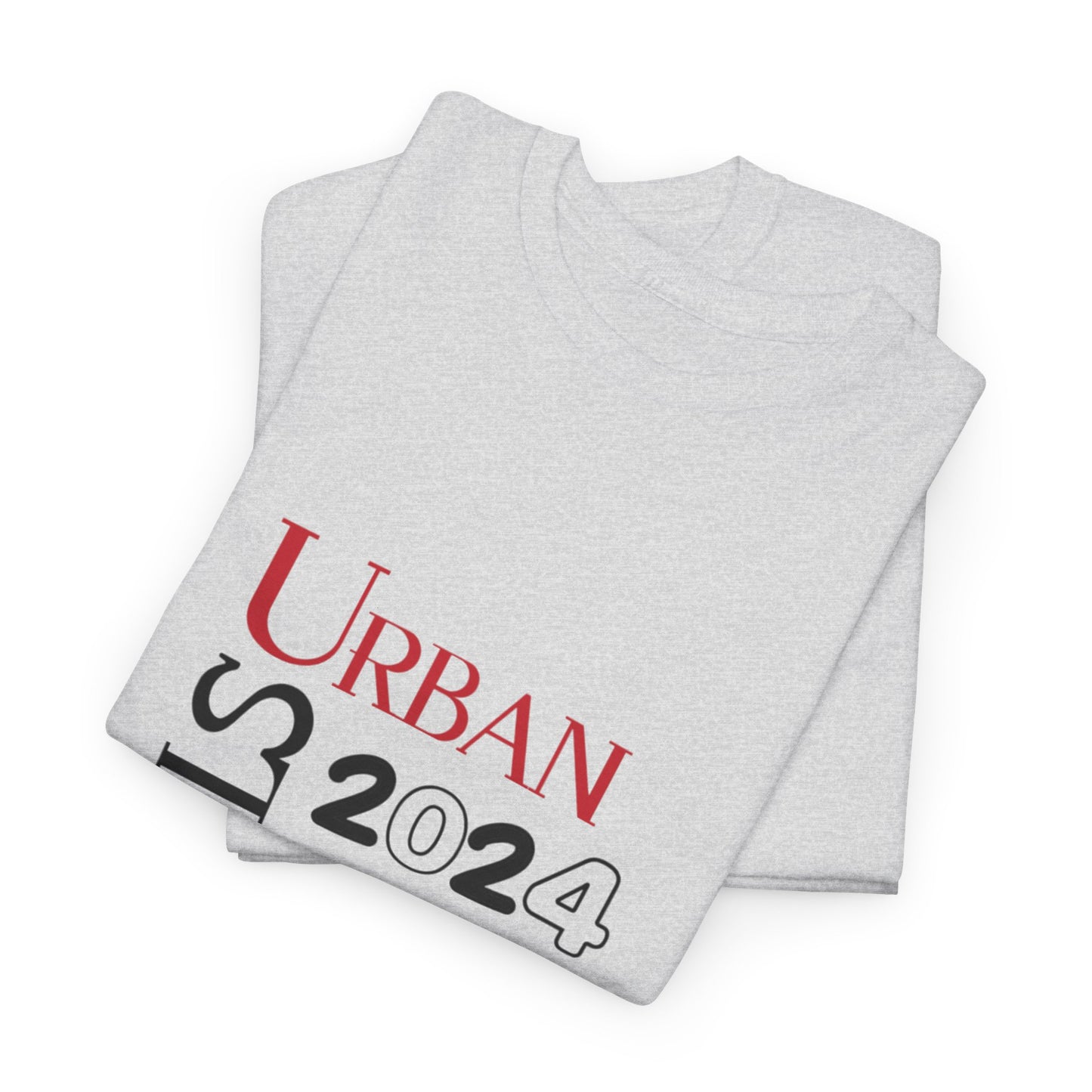 T-shirt con scritta "Urbanstride" red & black