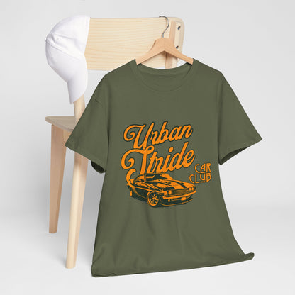 T-shirt con scritta "Urbanstride car club"