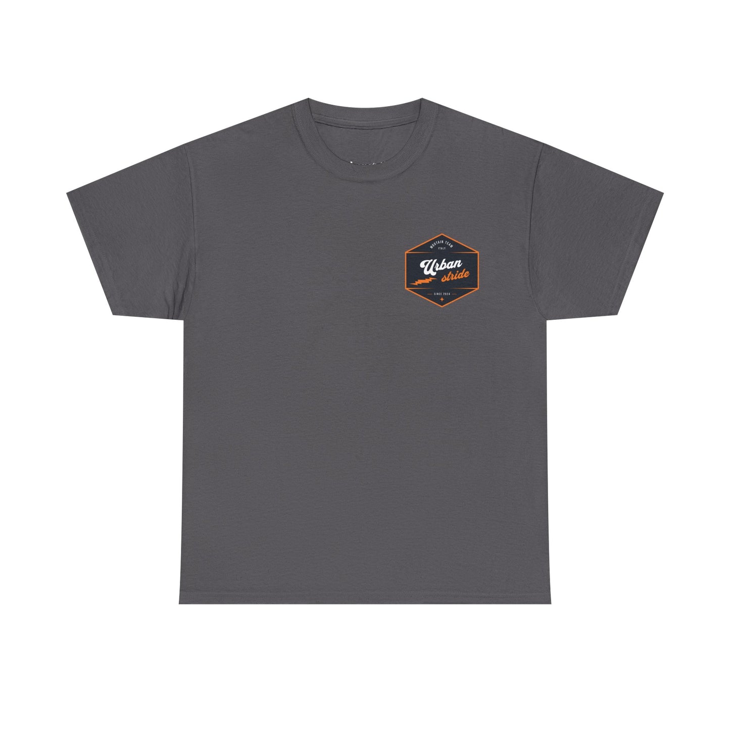 T-shirt Urban Stride® – Logo esagonale vintage in stile aviatore