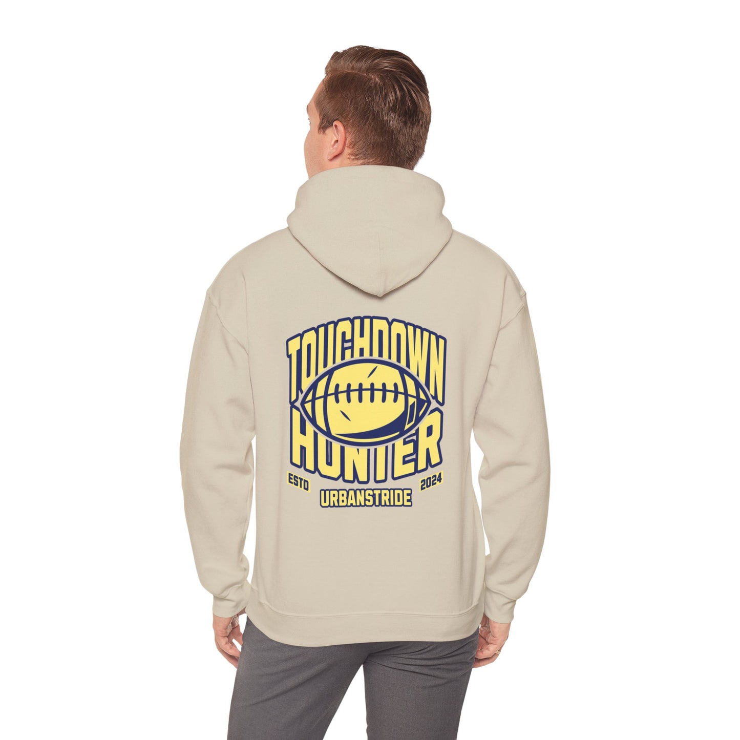 Felpa con scritta "Touchdown hunter"