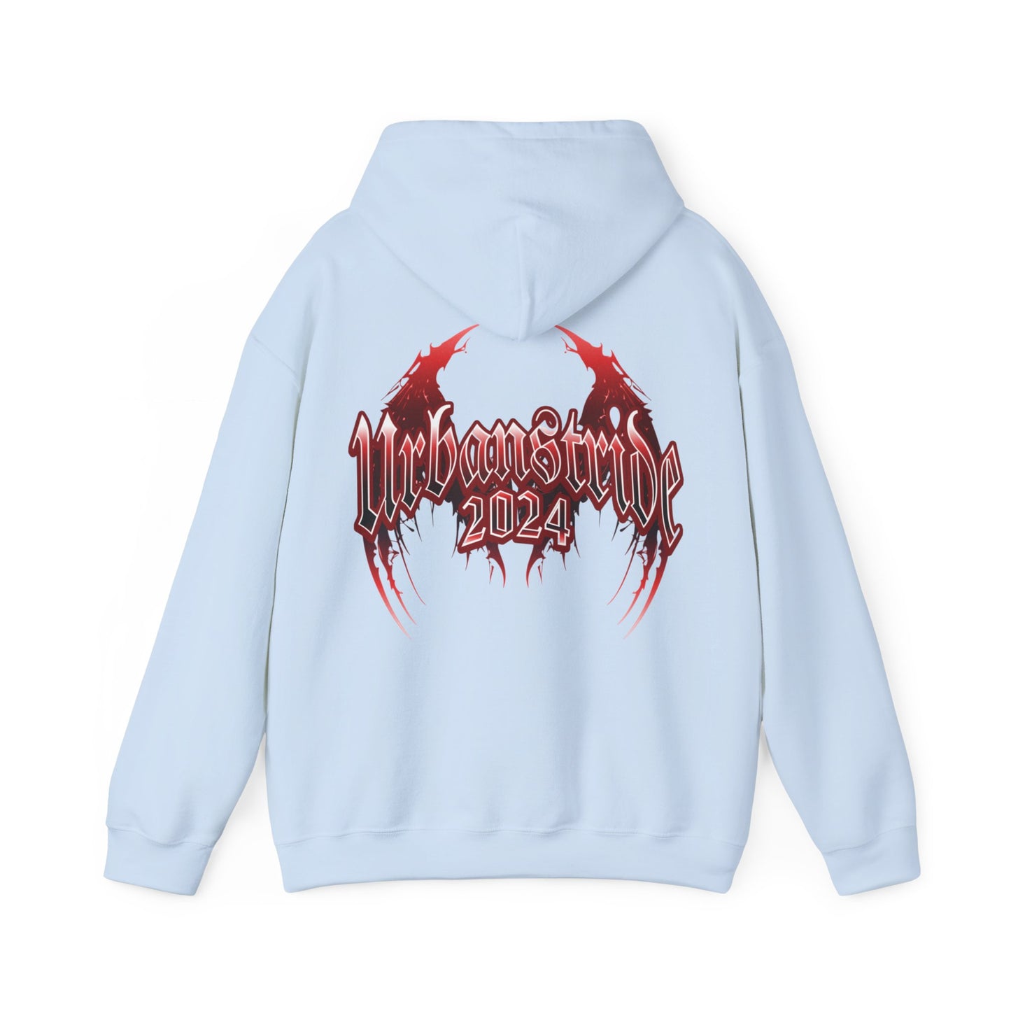 Felpa con scritta "Urbanstride 2024" red wings