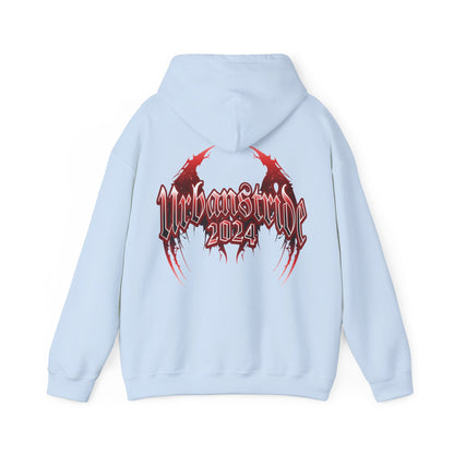 Felpa con scritta "Urbanstride 2024" red wings
