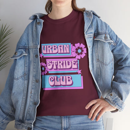 T-shirt con scritta "Urbanstride club"