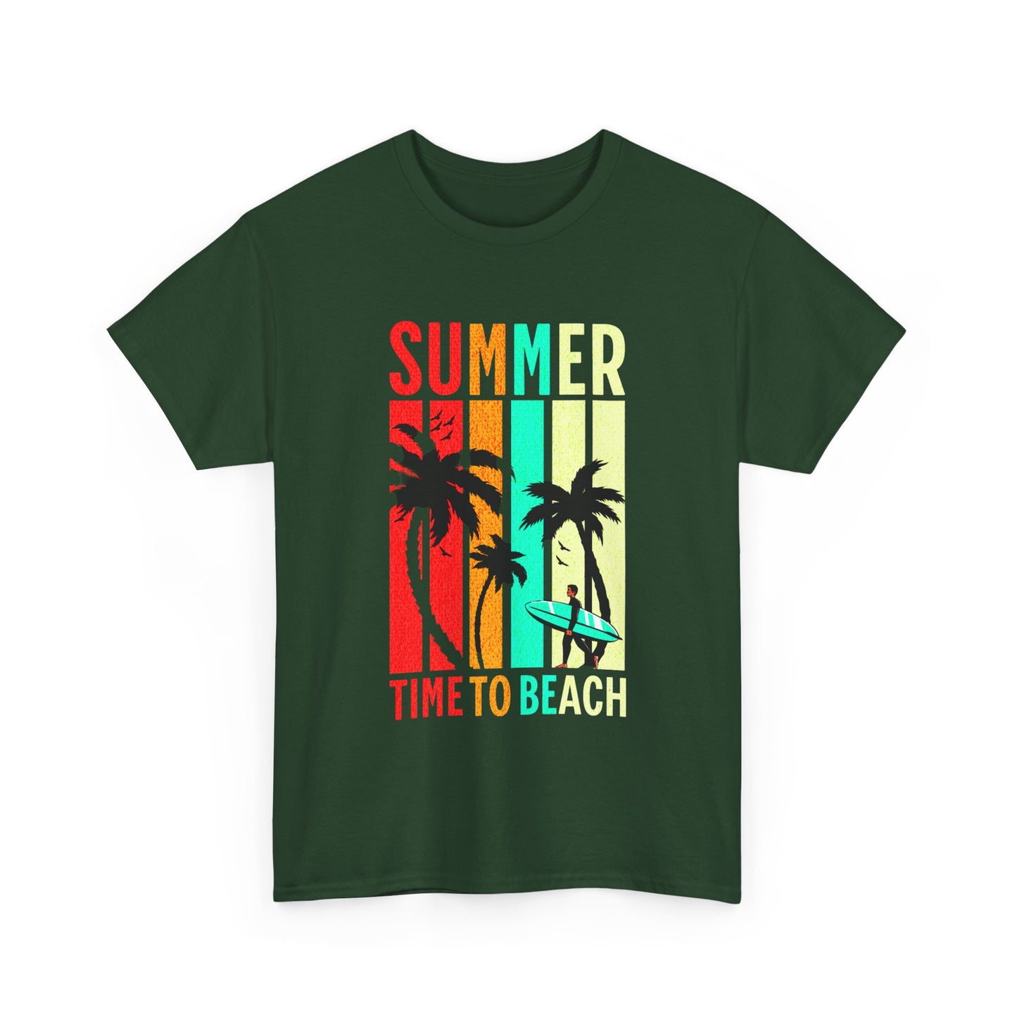 T-shirt con scritta " Summer time to the beach "