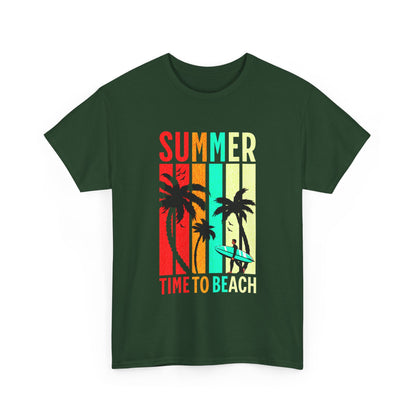 T-shirt con scritta " Summer time to the beach "