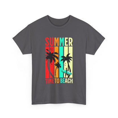 T-shirt con scritta " Summer time to the beach "