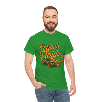 T-shirt con scritta "Urbanstride car club"