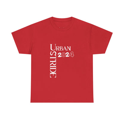 T-shirt con scritta "Urbanstride" red & black