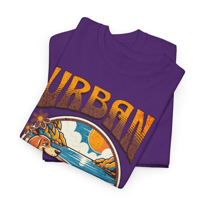 T-shirt con scritta "Urbanstride" e cane