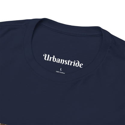 T-shirt con scritta "Sunshine feel good"