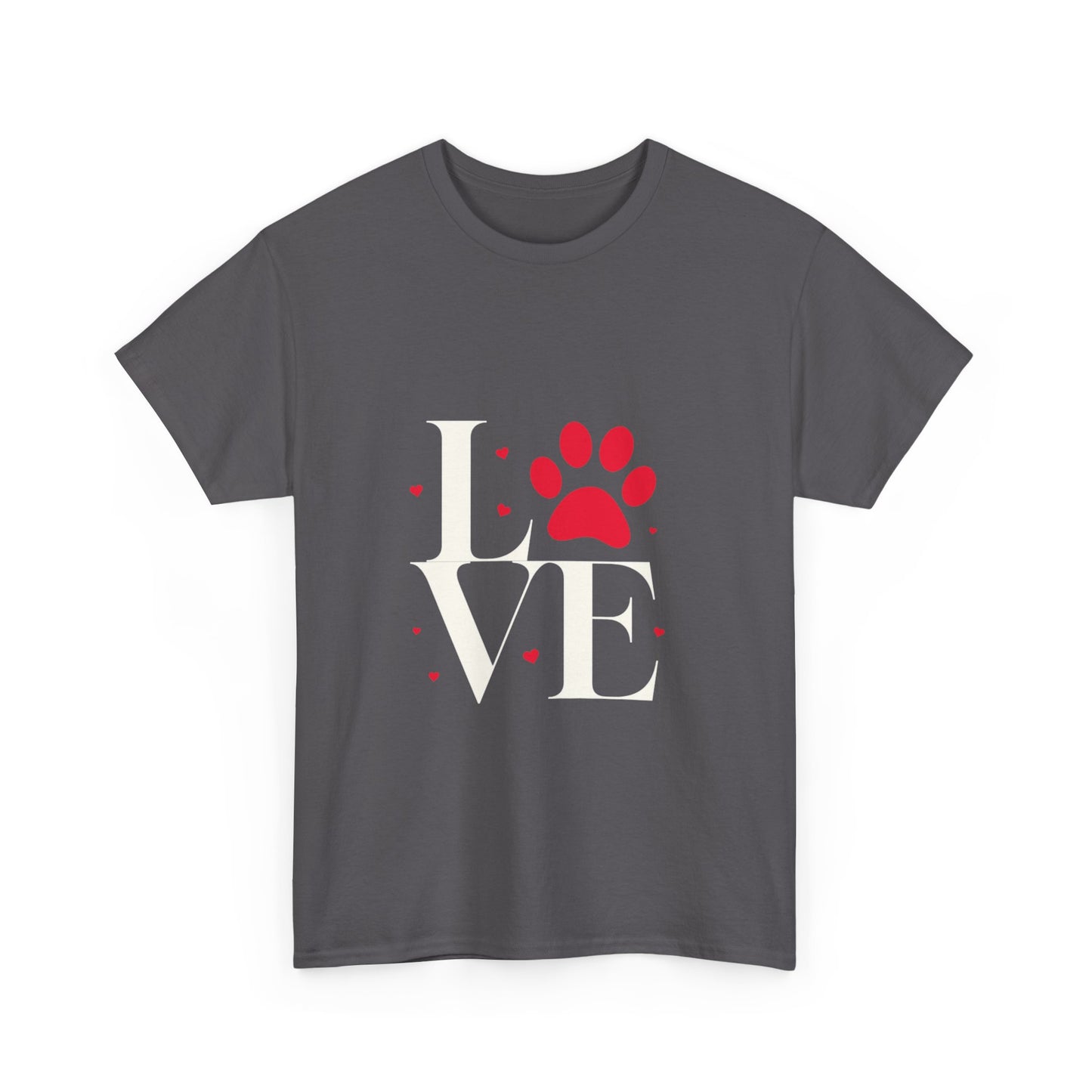 T-shirt con scritta "Love"