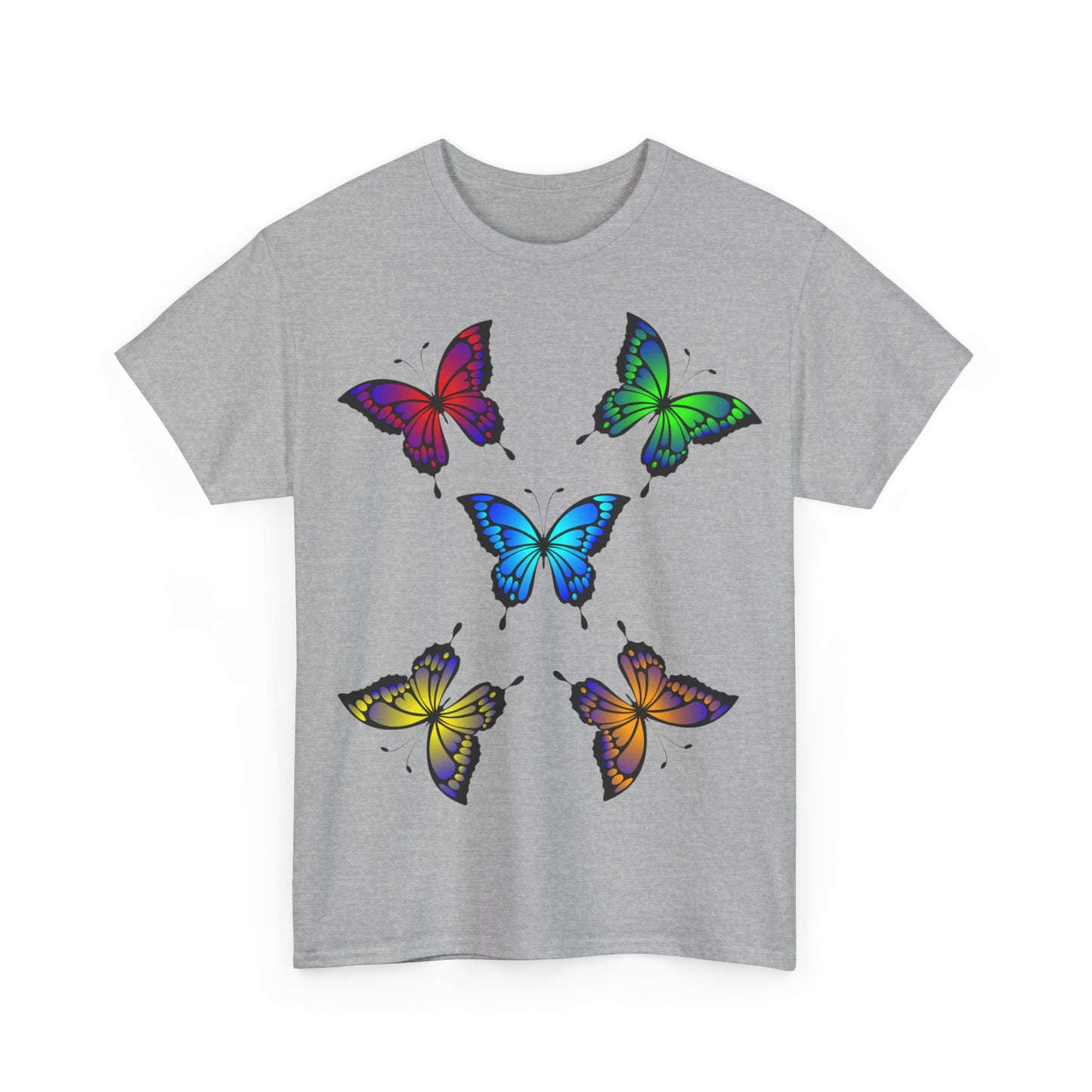 T-shirt con scritta "UrbanStride Butterfly Vibes