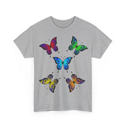 T-shirt con scritta "UrbanStride Butterfly Vibes