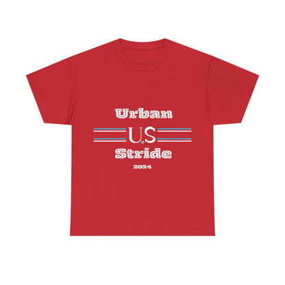 T-shirt con scritta "urbanstride " abbreviata U.S