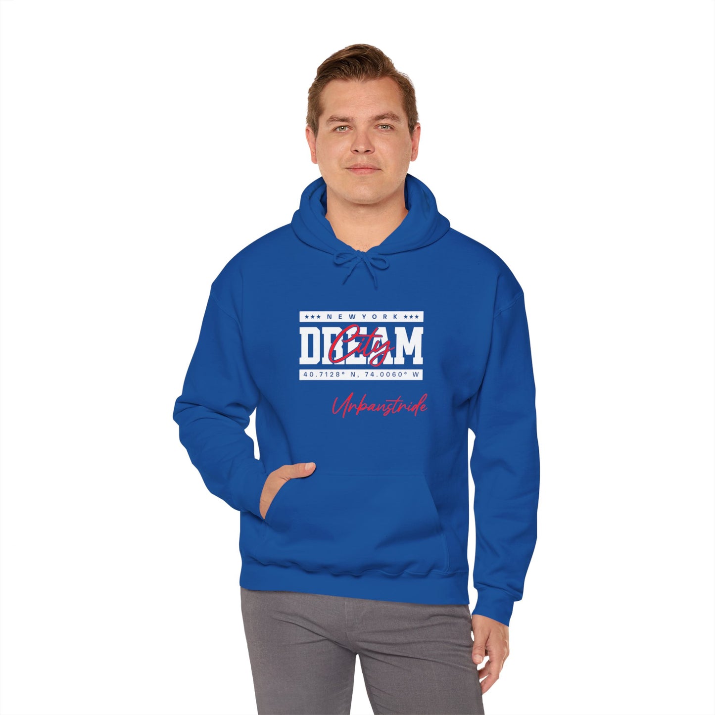 Felpa con scritta "NewYork dream city"