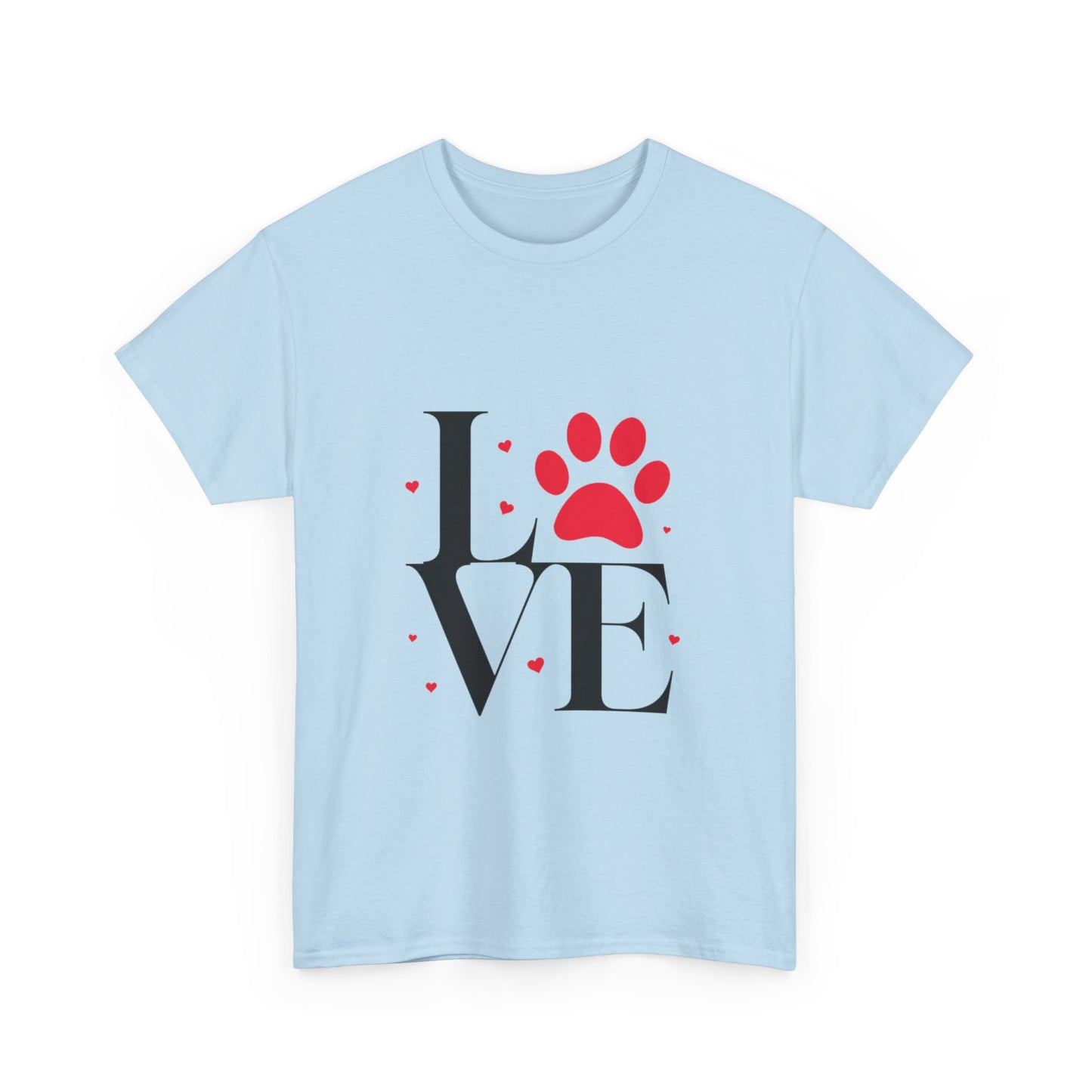 T-shirt con scritta "Love"