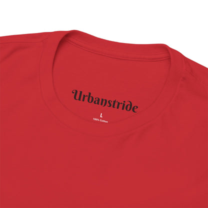 T-shirt con scritta "urbanstride " stile firma